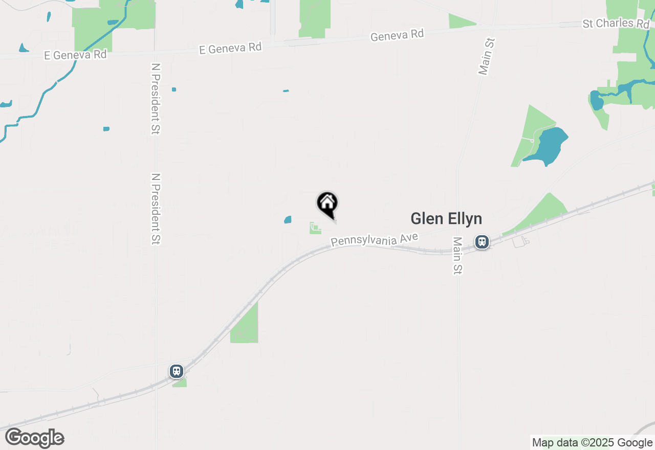 Map of 505 Kenilworth Avenue #4, Glen Ellyn, IL 60137