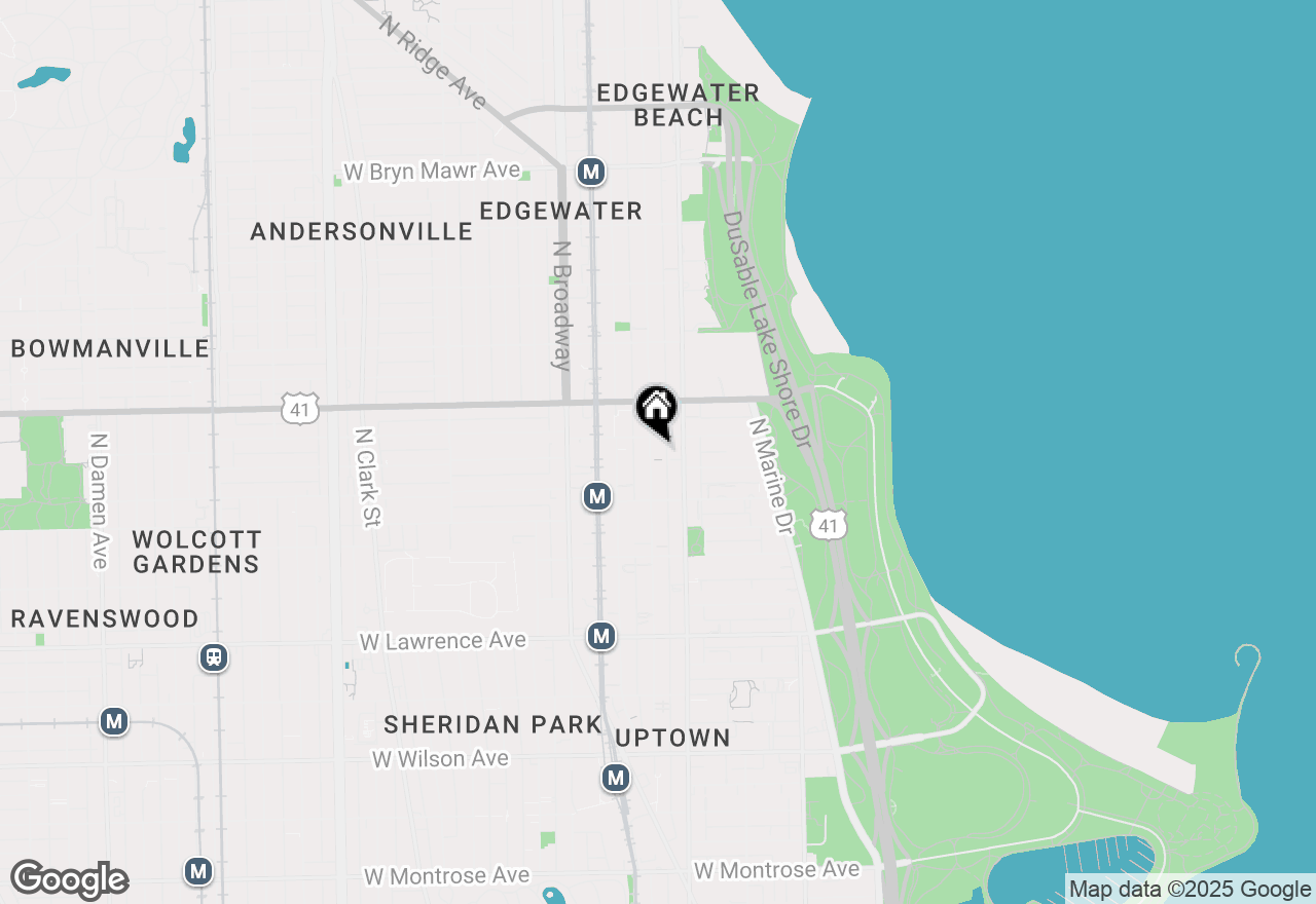 Map of 5051 N Kenmore Avenue #309, Chicago, IL 60640