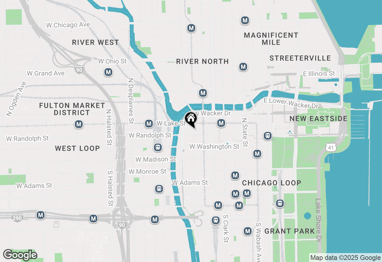 Map of 160 N Franklin Street, Chicago, IL 60606