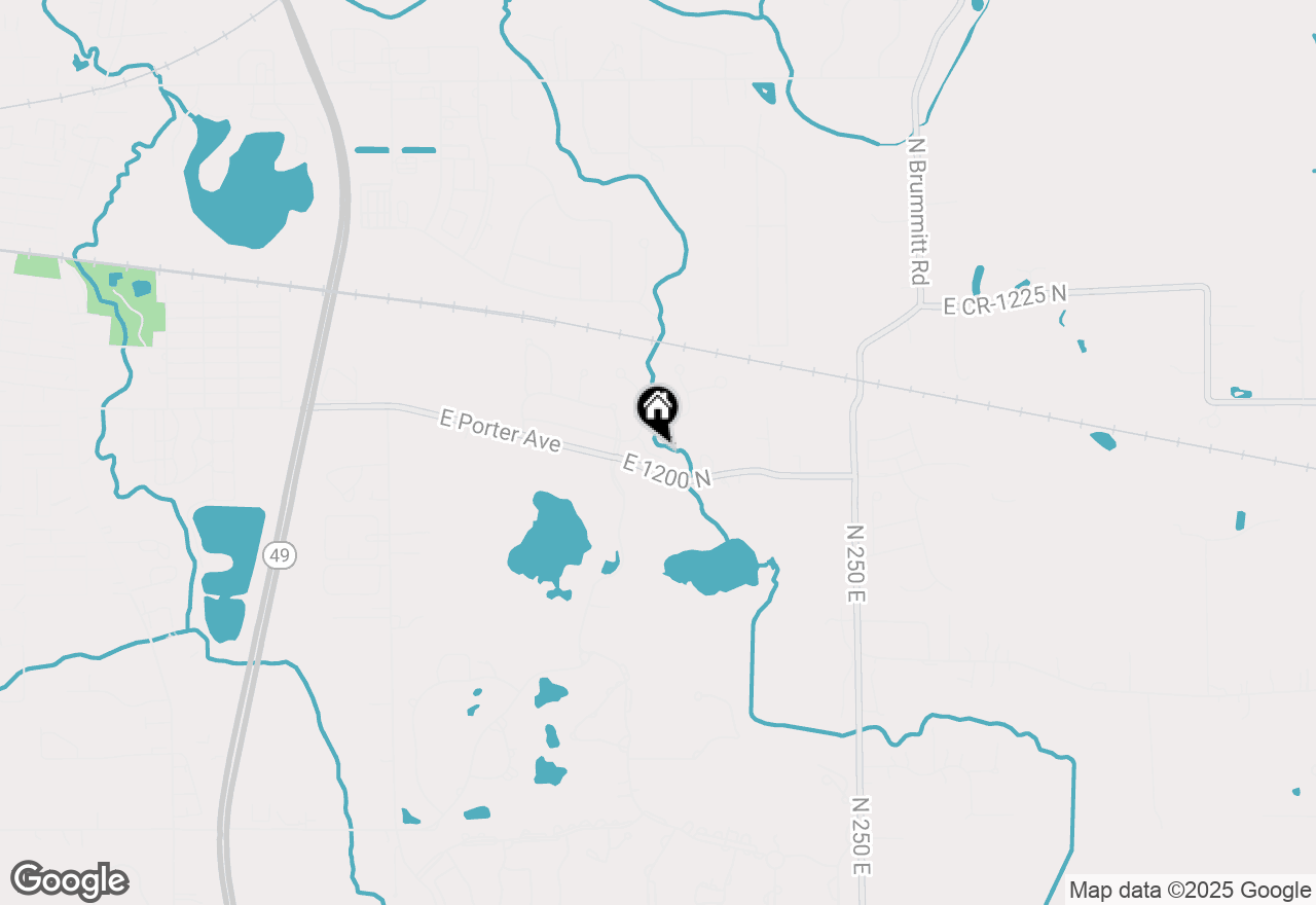 Map of 1608 Melanie Lane, Chesterton, IN 46304