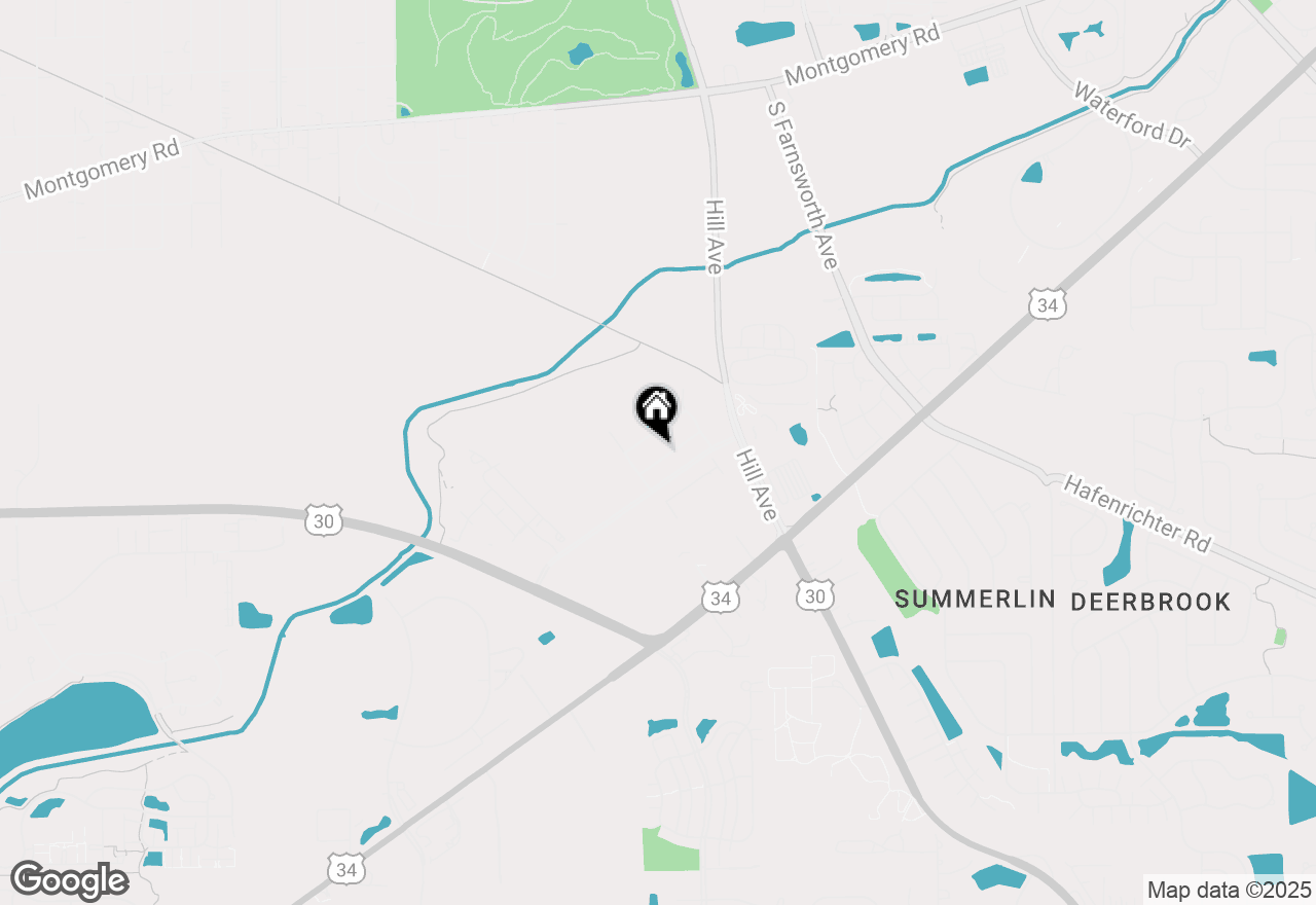 Map of 974 Amethyst Lane, Montgomery, IL 60538