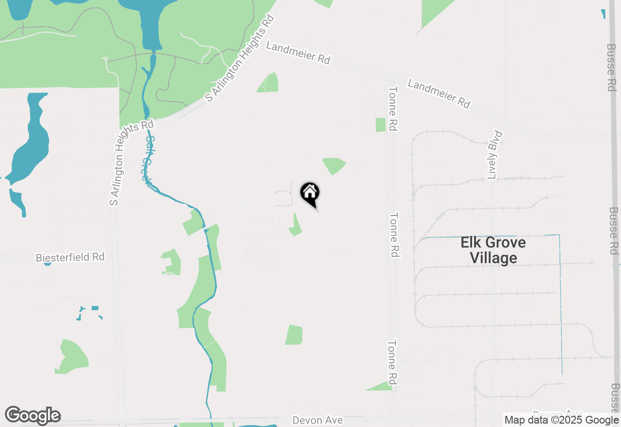 Map of 353 E Elk Grove Boulevard, Elk Grove Village, IL 60007