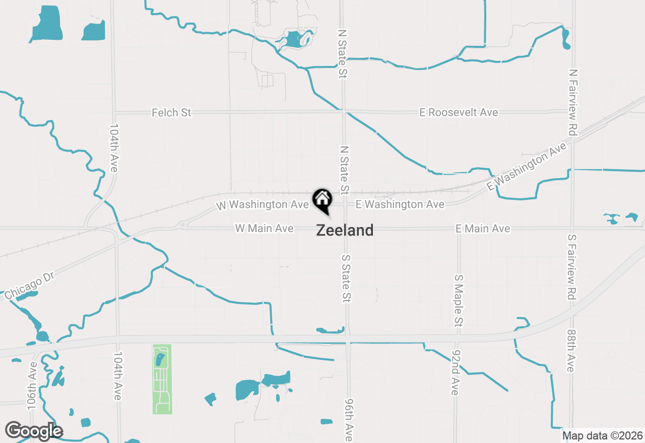 Map of 49 W Main Avenue, Zeeland, MI 49464