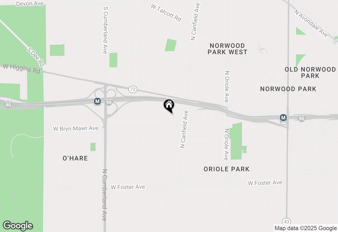 Map of 5642 N Osage Avenue, Chicago, IL 60631