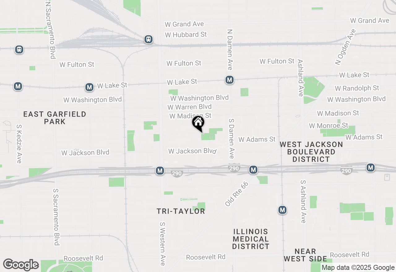 Map of 125 S Leavitt Street #B, Chicago, IL 60612
