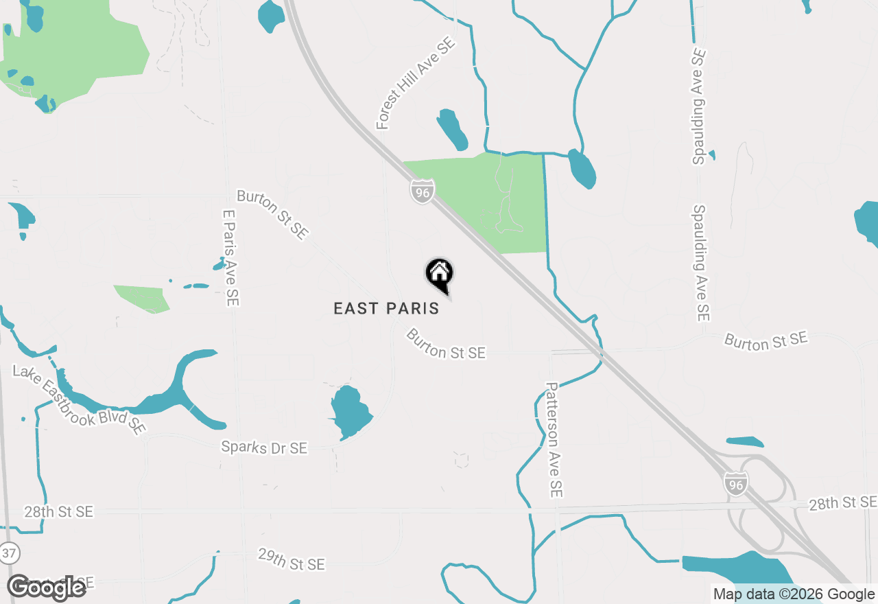 Map of 4521 Burton Forest Court Se, Grand Rapids, MI 49546