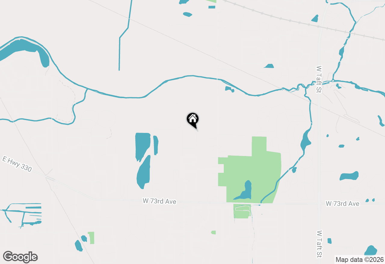 Map of 6828 Wallace Street, Merrillville, IN 46410