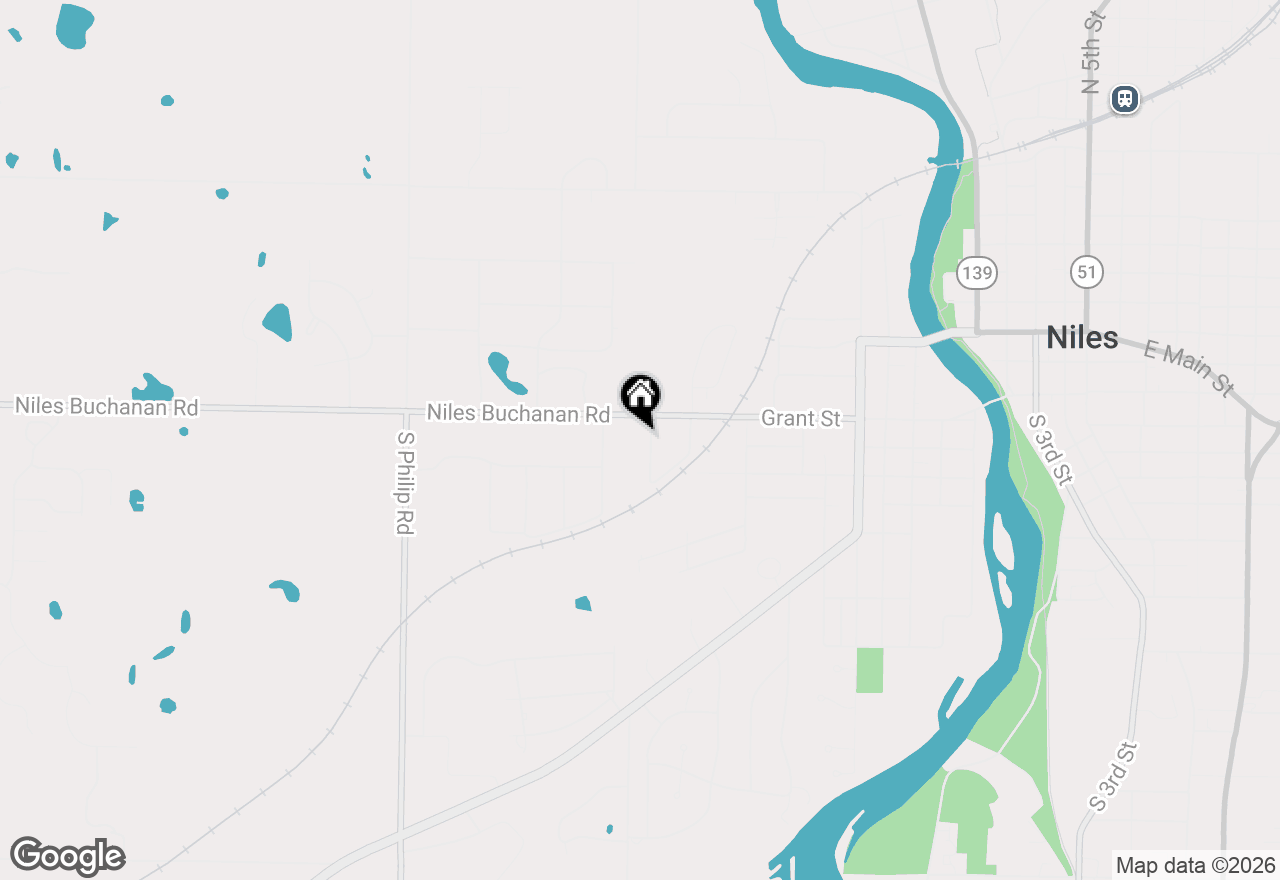 Map of 18 Grand Avenue, Niles, MI 49120