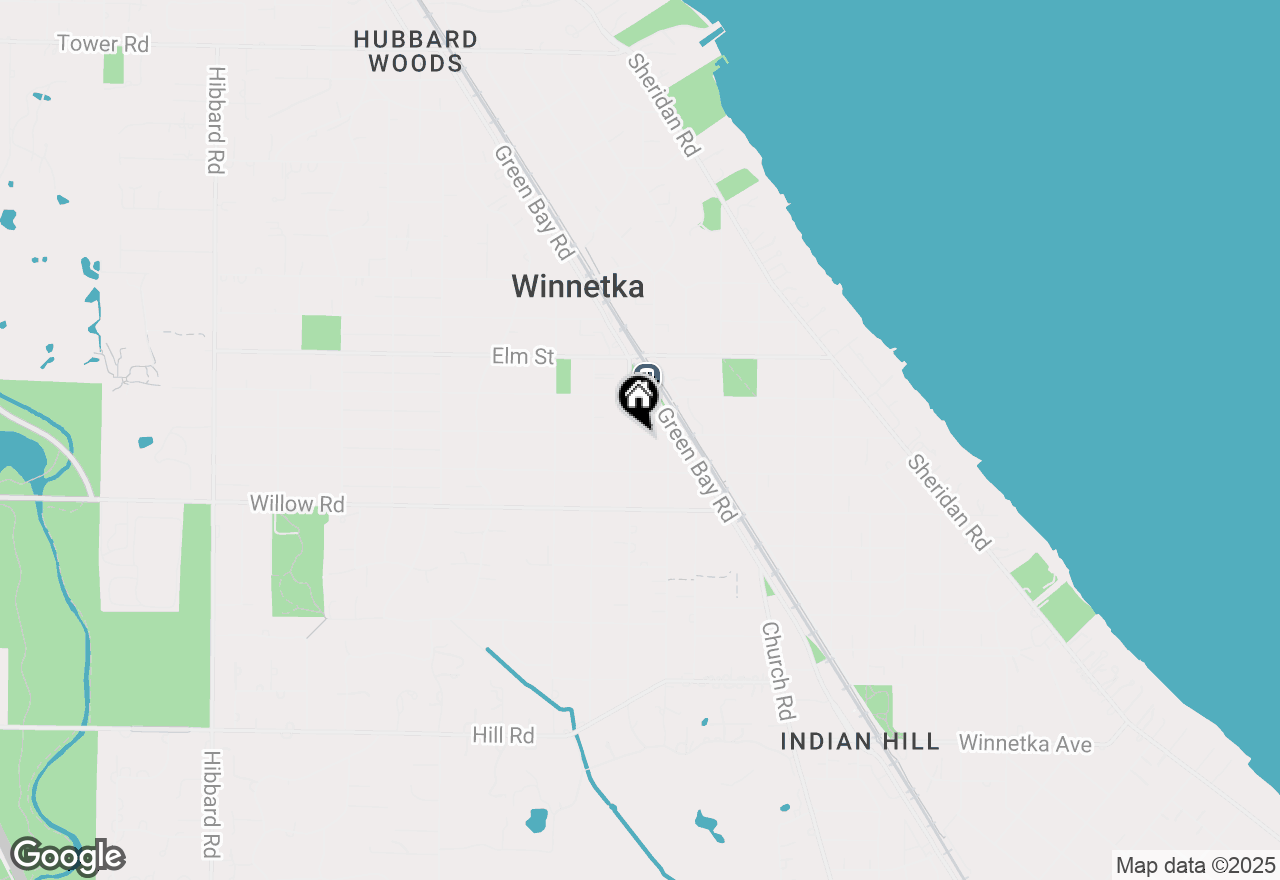 Map of 770 Cherry Street, Winnetka, IL 60093