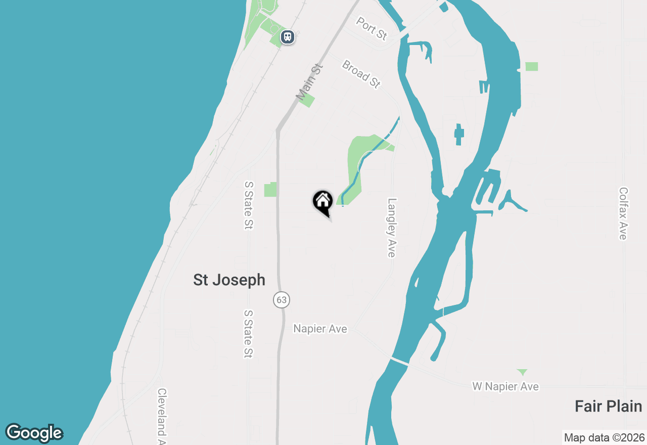 Map of 903 Lewis Avenue, St. Joseph, MI 49085