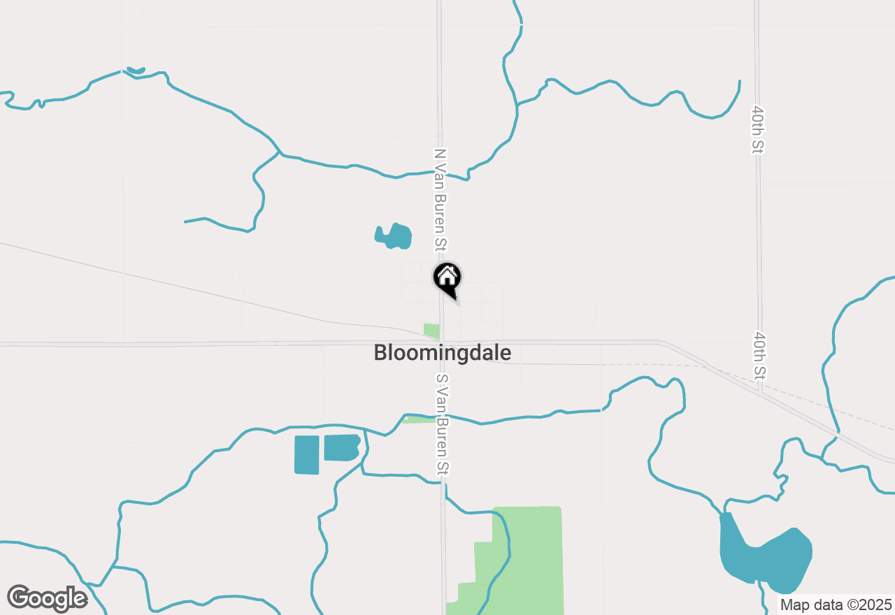 Map of 209 N Van Buren Street, Bloomingdale, MI 49026