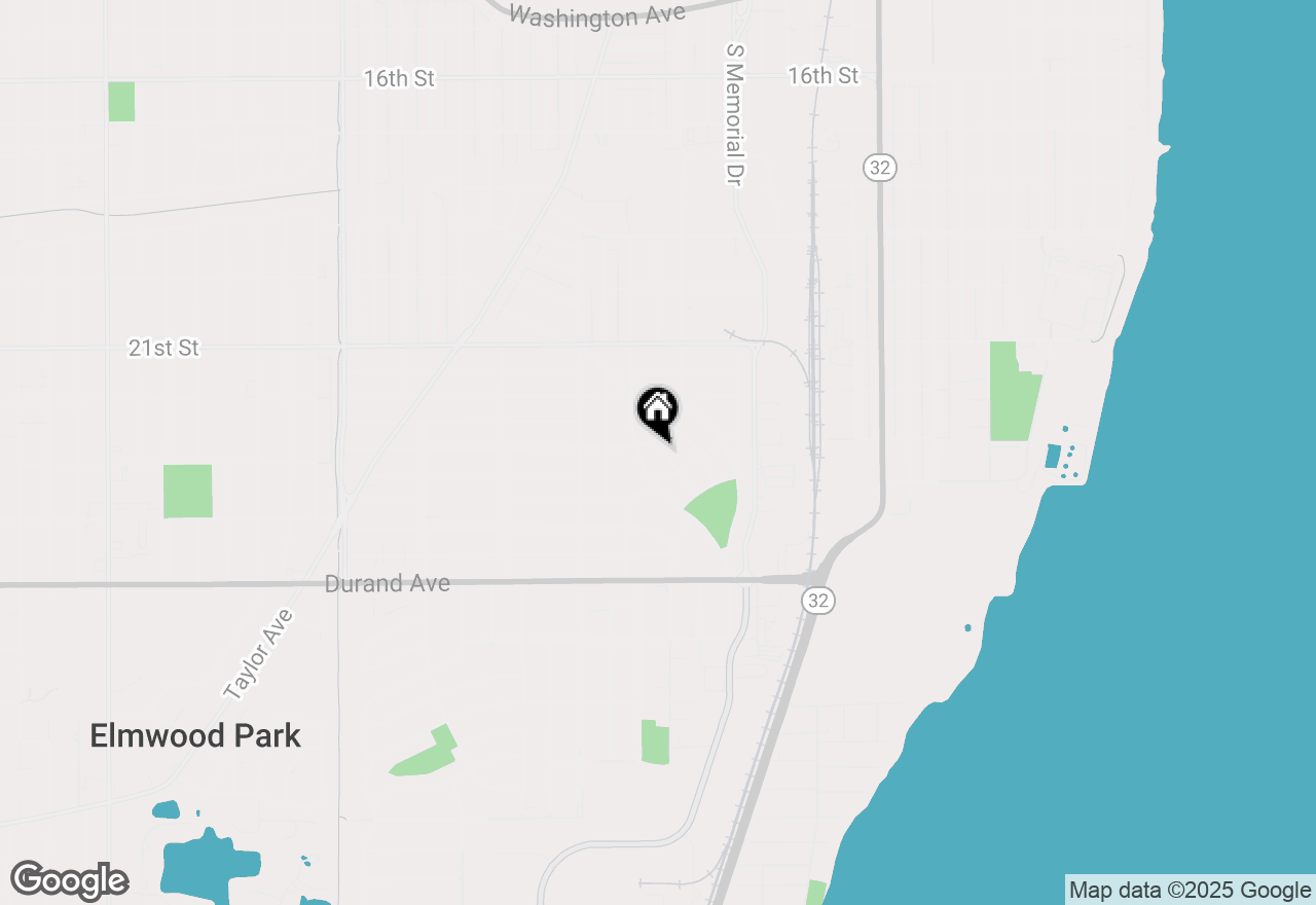 Map of 2510 W Crescent St, Racine, WI 53403