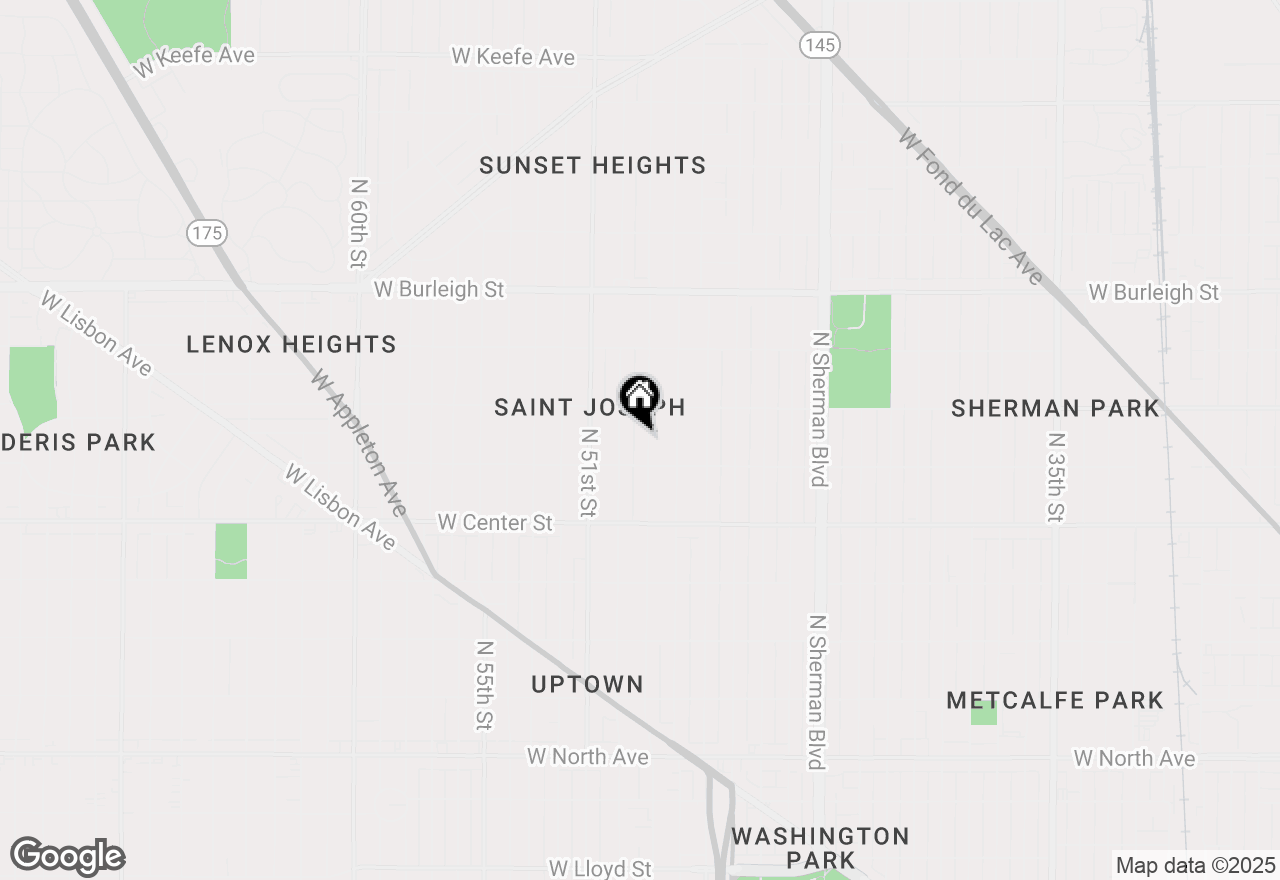 Map of 2835 N 49th St #2837, Milwaukee, WI 53210