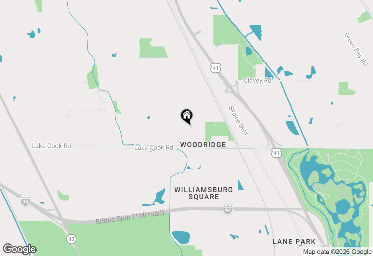 Map of 1808 Lawrence Lane, Highland Park, IL 60035
