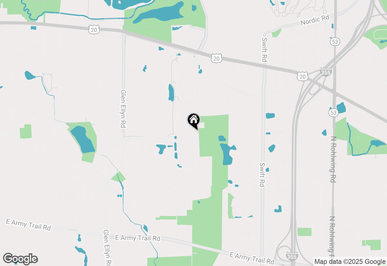 Map of 358 Mayo Lane, Bloomingdale, IL 60108