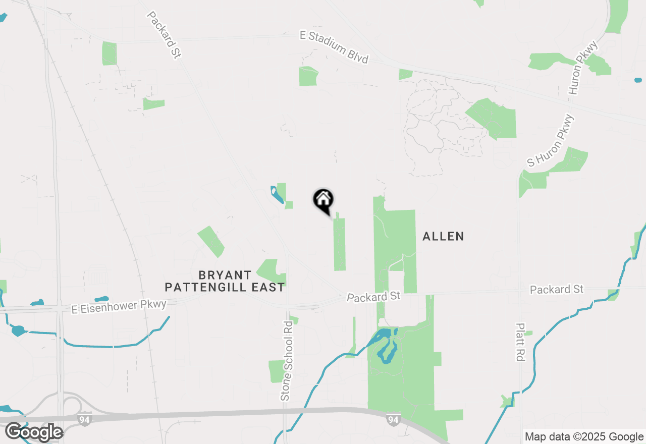 Map of 2728 Kimberley Road, Ann Arbor, MI 48104