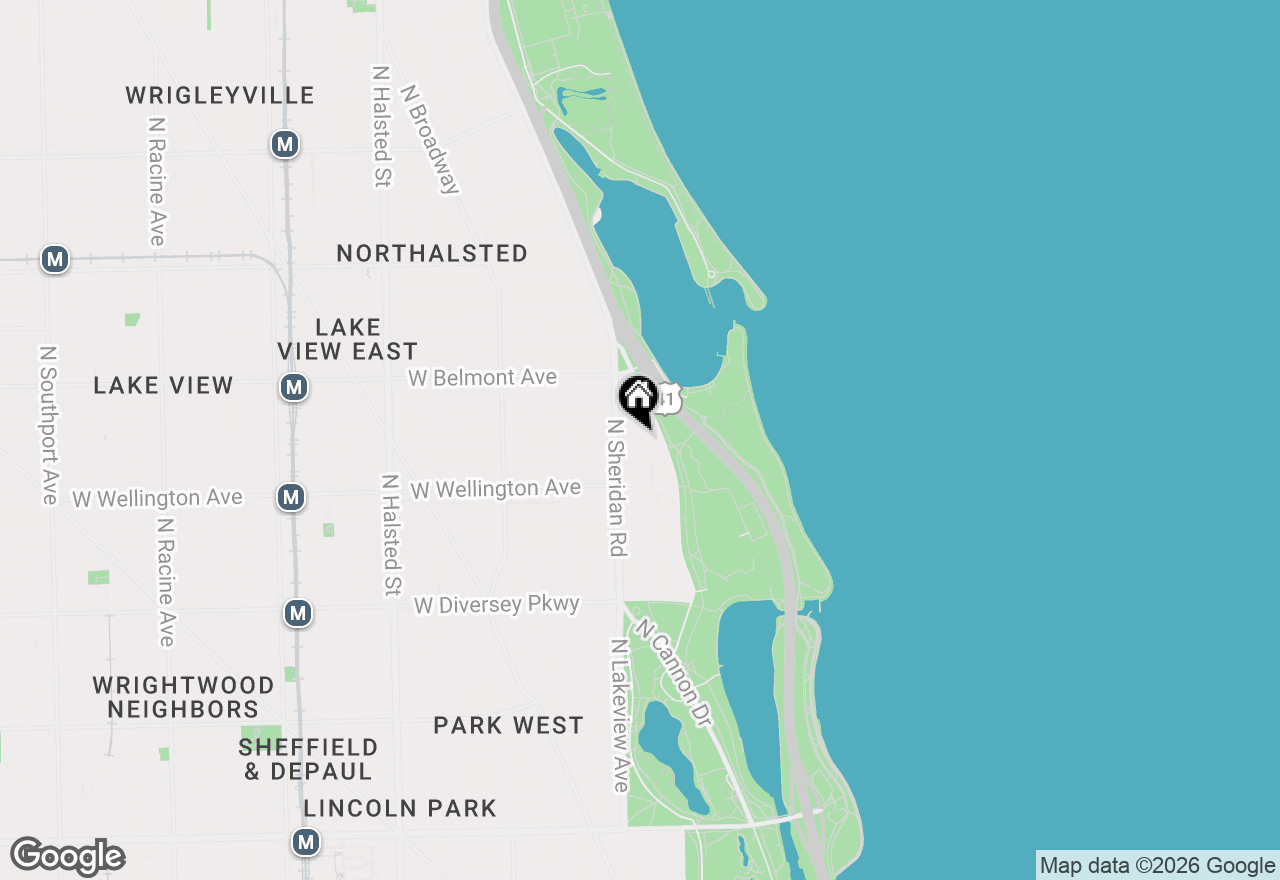 Map of 334 W Barry Avenue #B, Chicago, IL 60657