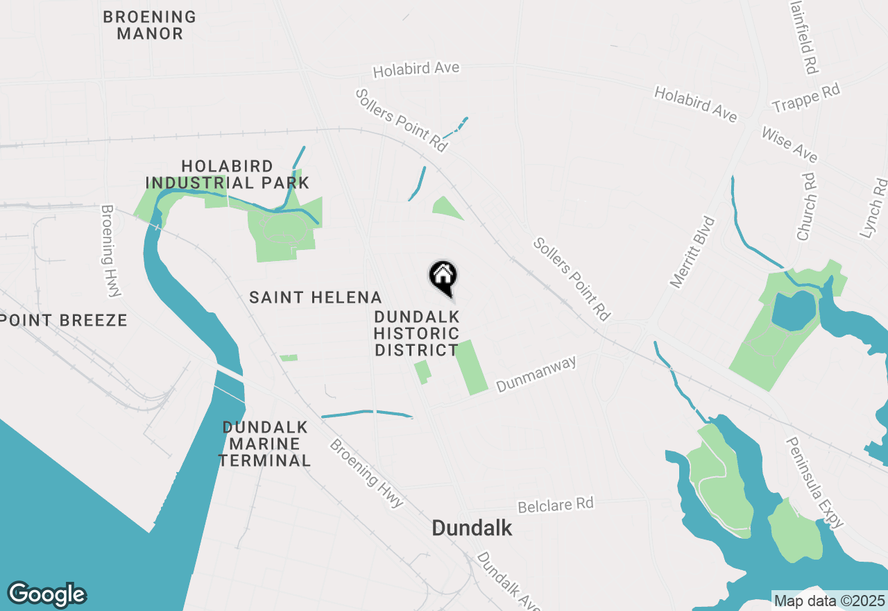 Map of 32 Township Road, Baltimore, MD 21222