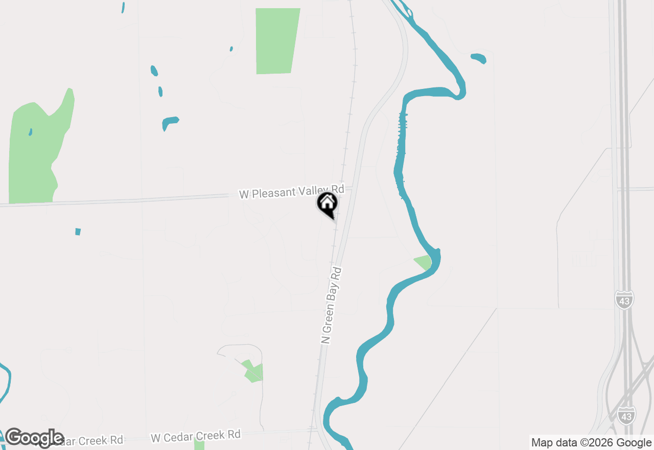 Map of 256 Candleberry Ln, Grafton, WI 53024