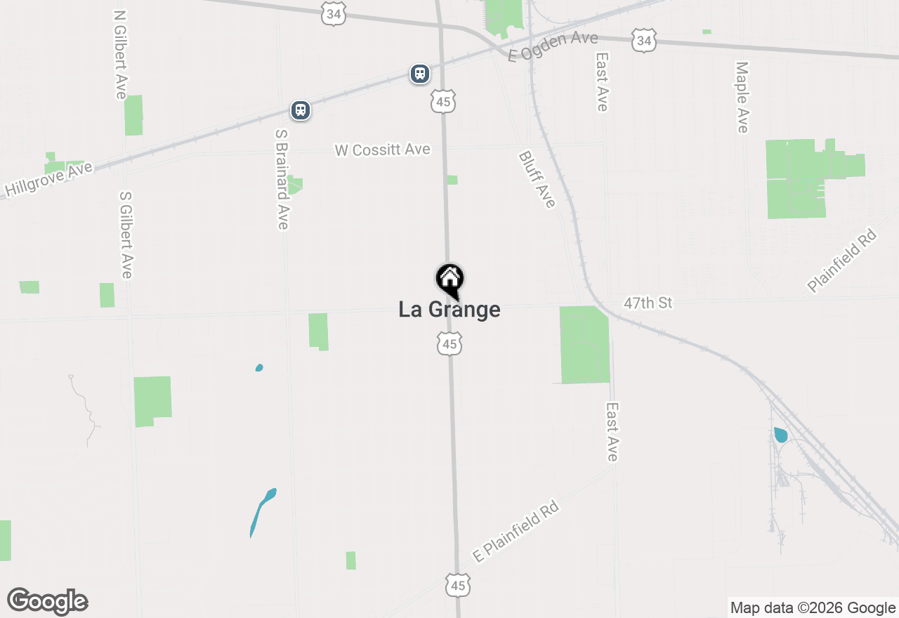 Map of 449 Ashley Avenue, La Grange, IL 60525