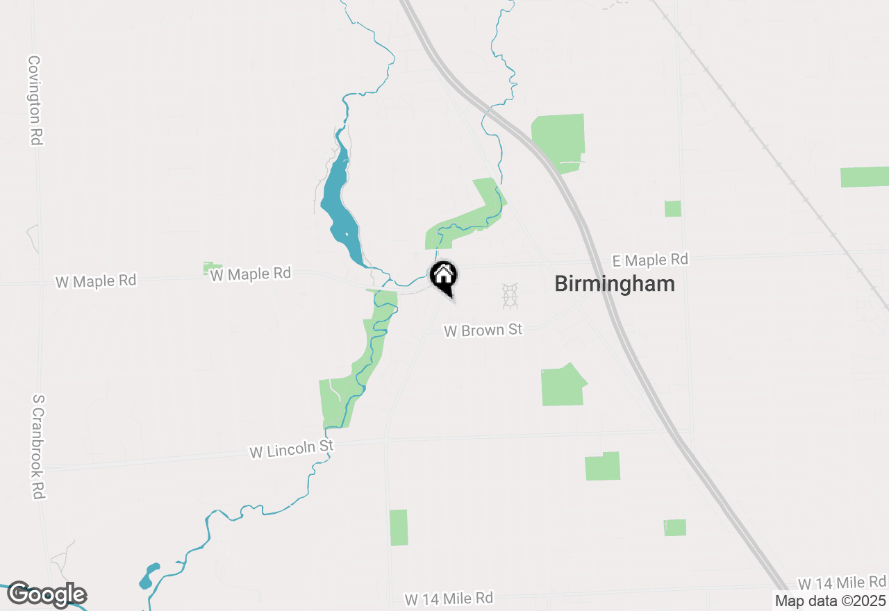 Map of 327 Southfield Road #2CS, Birmingham, MI 48009