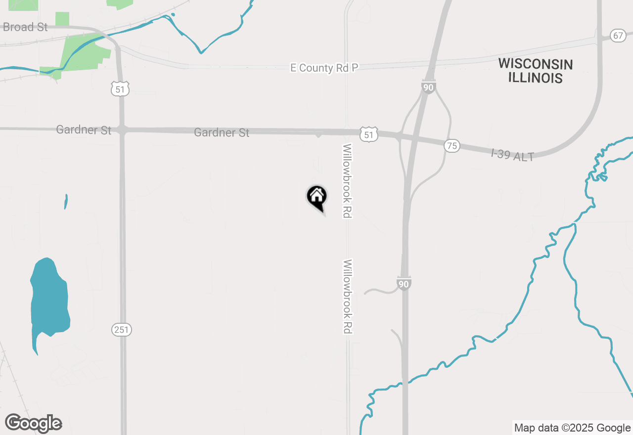 Map of 15538 Finley Way #2, South Beloit, IL 61080