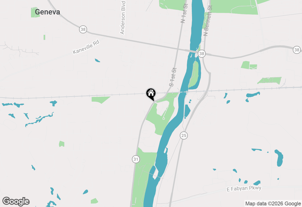 Map of 724 S Batavia Avenue, Geneva, IL 60134