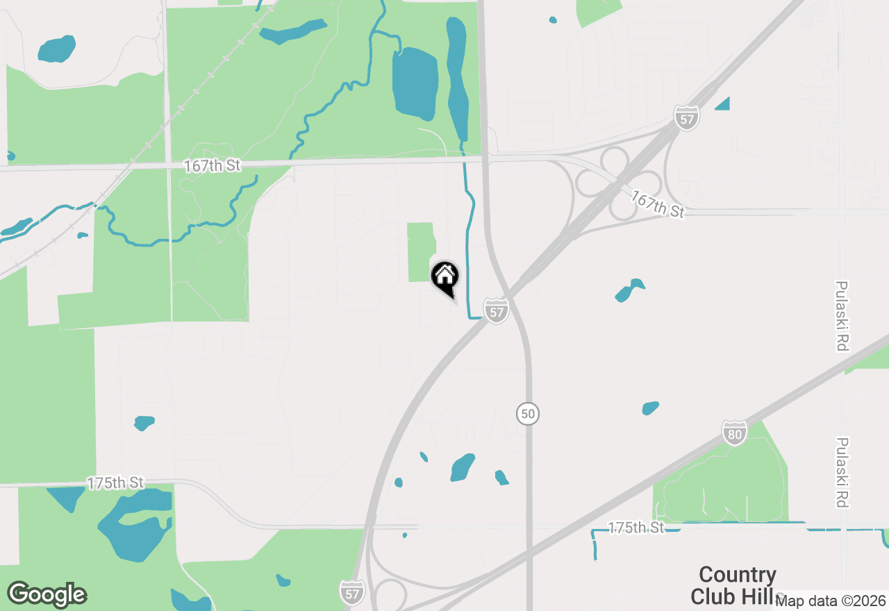 Map of 17008 Forest Avenue, Oak Forest, IL 60452