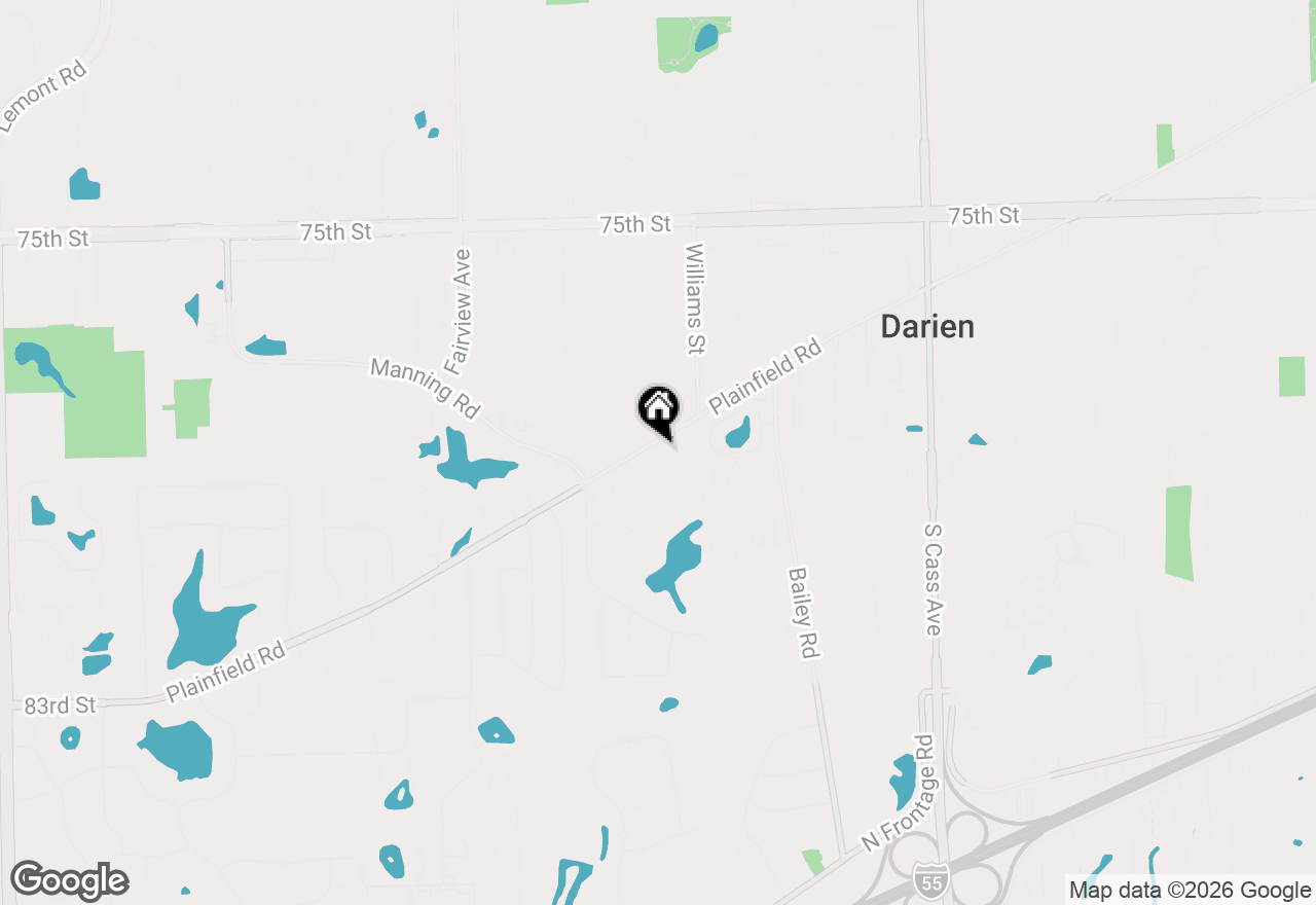 Map of 1610 Durham Court #C, Darien, IL 60561