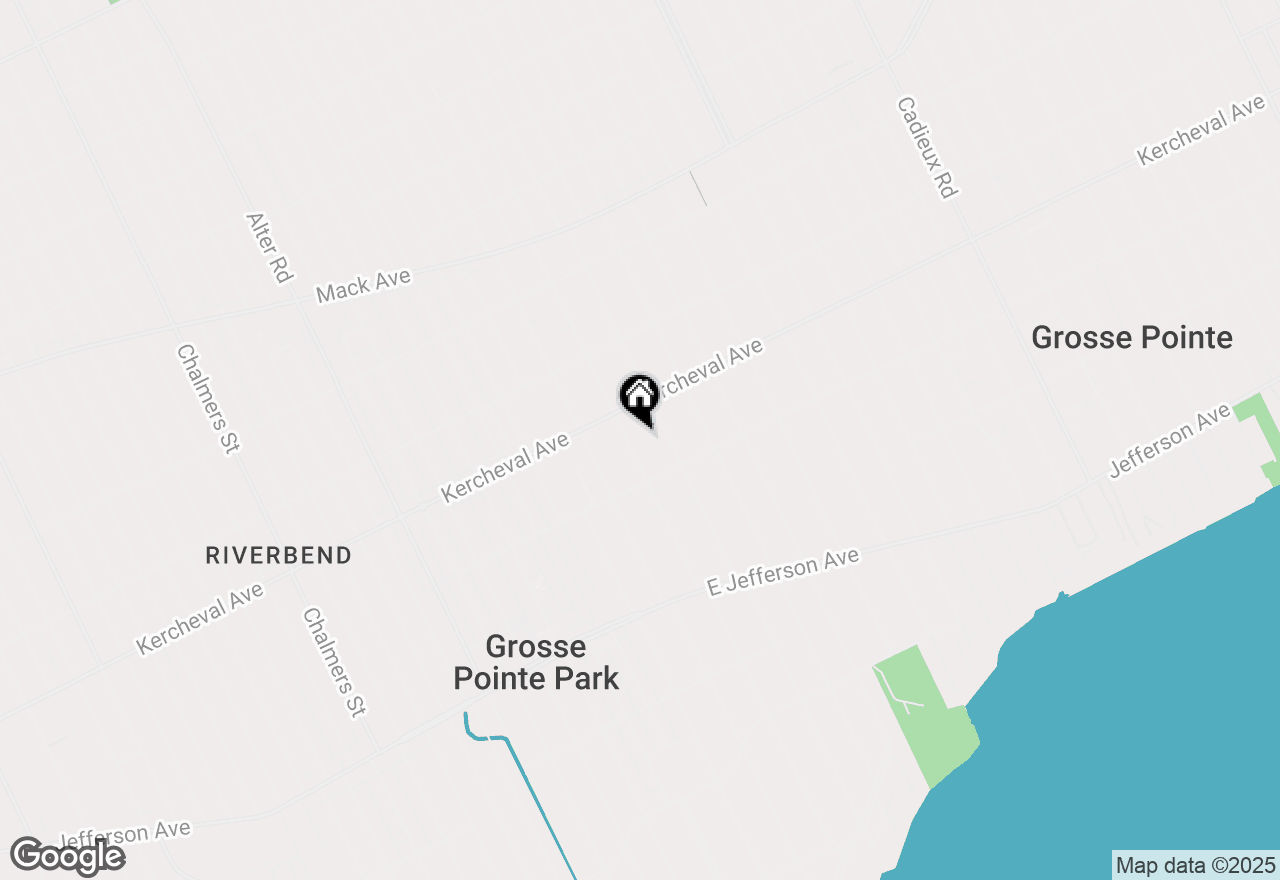 Map of 1144 Berkshire Road, Grosse Pointe Park, MI 48230