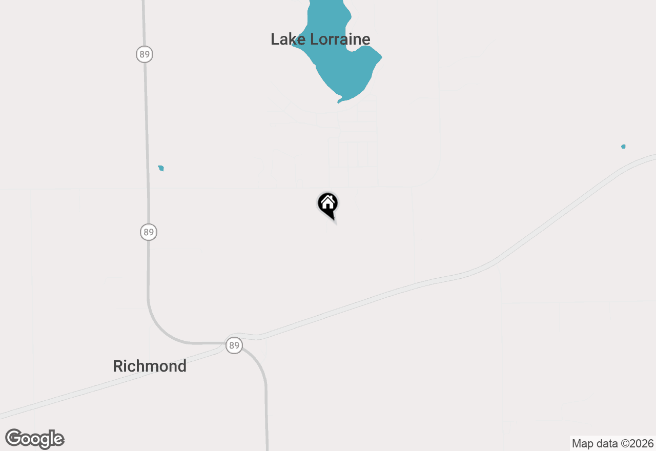 Map of W8797 Lake Lorraine Rd, Delavan, WI 53115