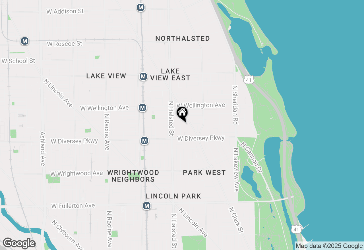 Map of (Address confidential), Chicago, Illinois 60657