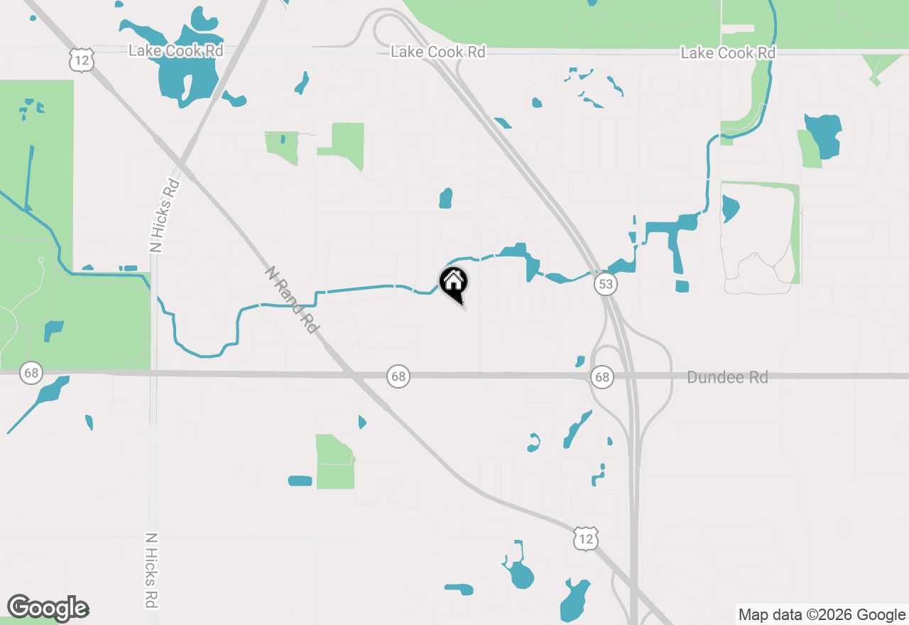 Map of 2A E Dundee Quarter Drive #208, Palatine, IL 60074