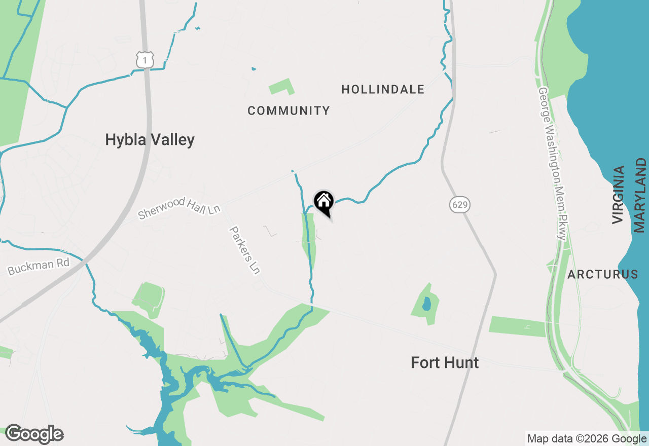Map of 7914 Bainbridge Road, Alexandria, VA 22308