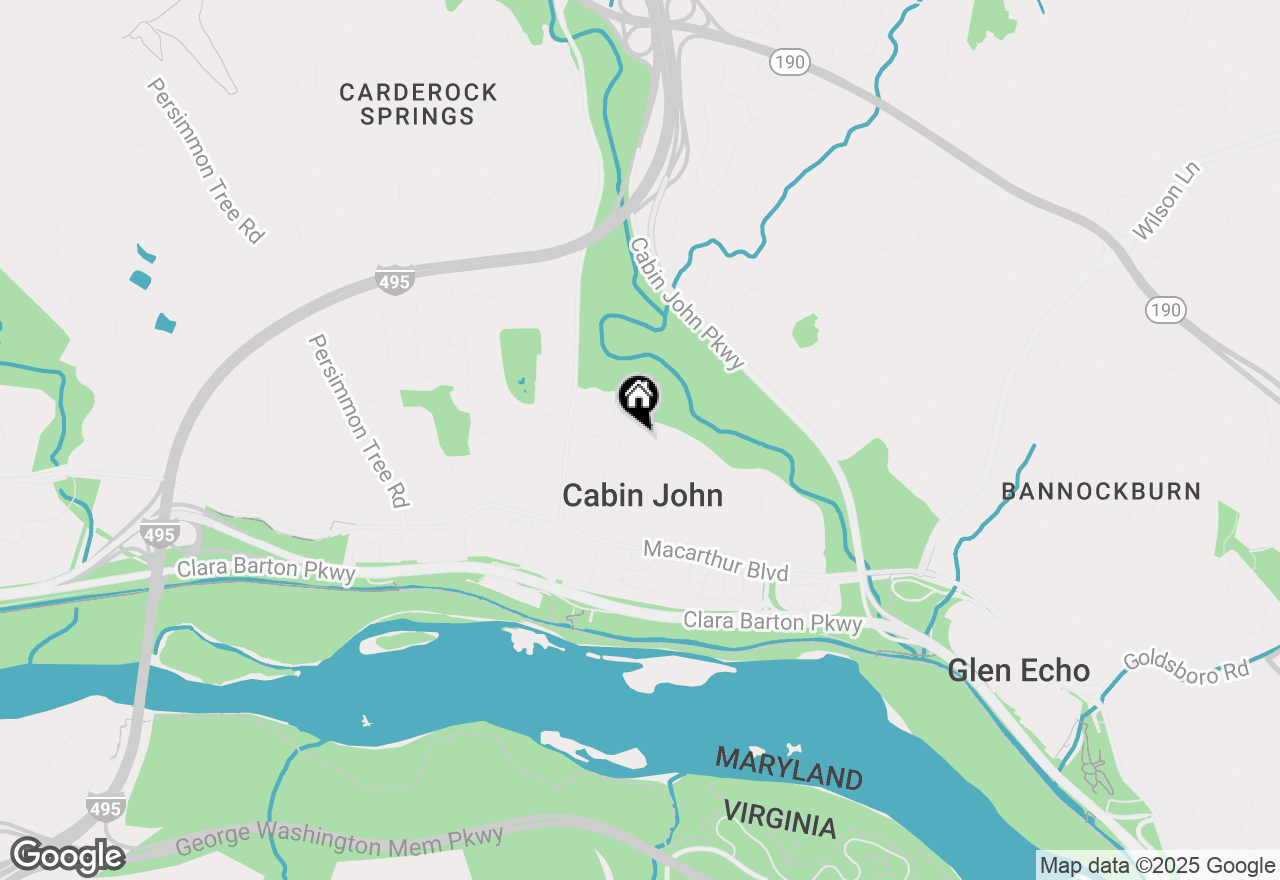 Map of 6705 Tomlinson Terrace, Cabin John, MD 20818