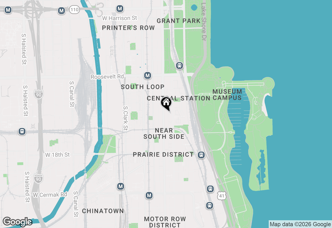 Map of 1449 S Michigan Avenue, Chicago, IL 60605