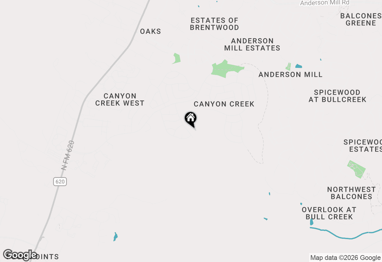 Map of 9617 Cinnabar Trl, Austin, TX 78726