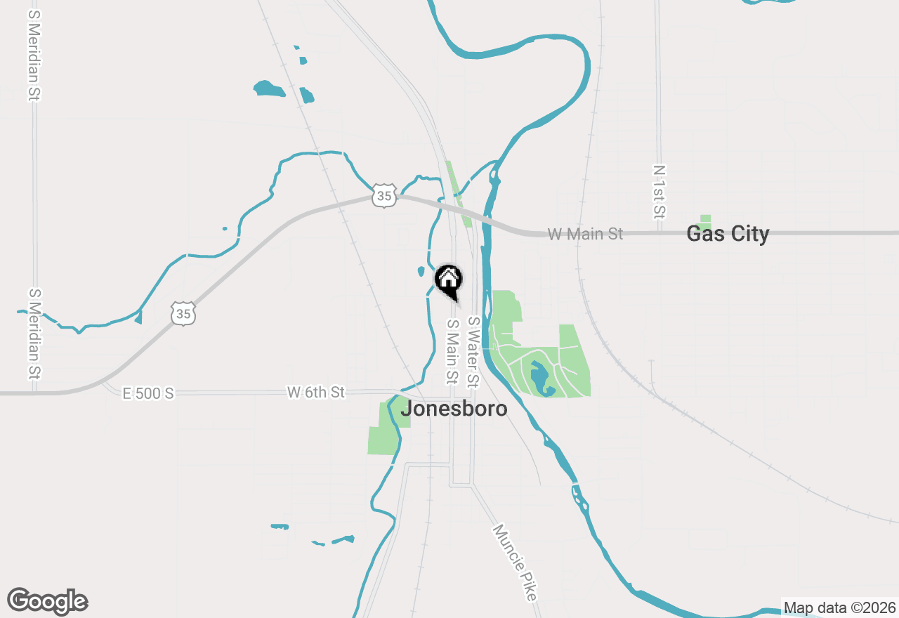 Map of 206 S Main Street, Jonesboro, IN 46938