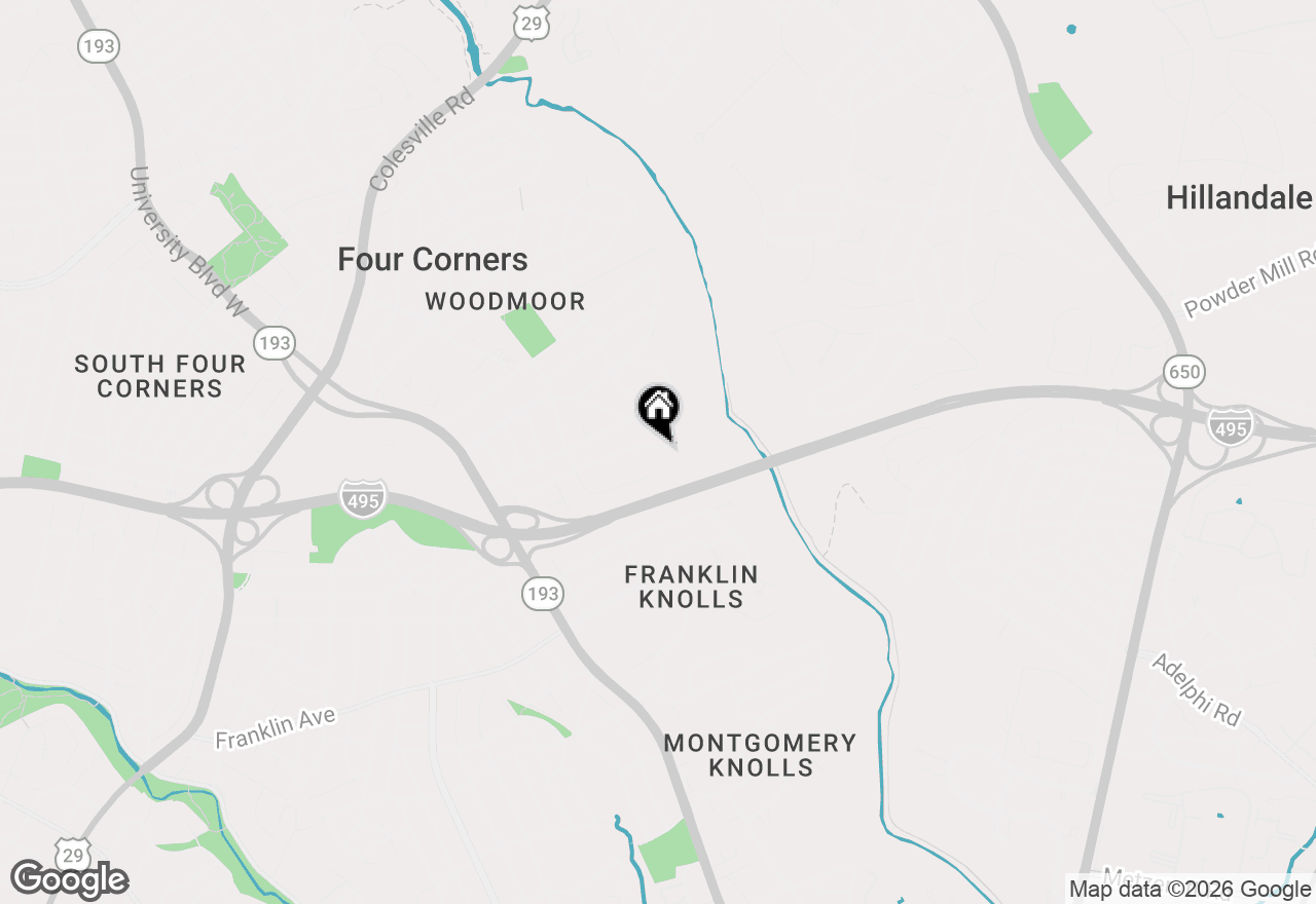 Map of 512 Waterford Road, Silver Spring, MD 20901