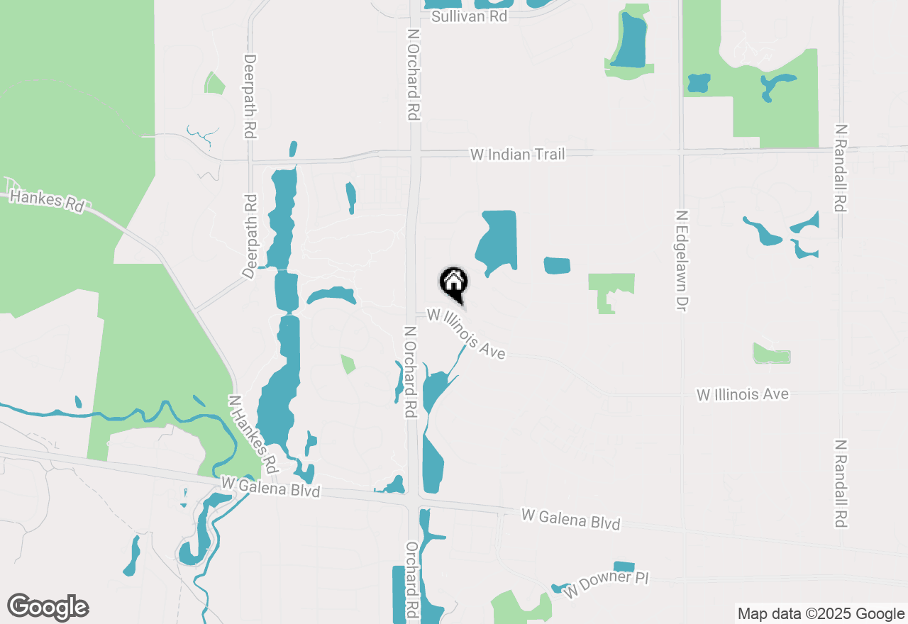 Map of 2410 Sunflower Court, Aurora, IL 60506