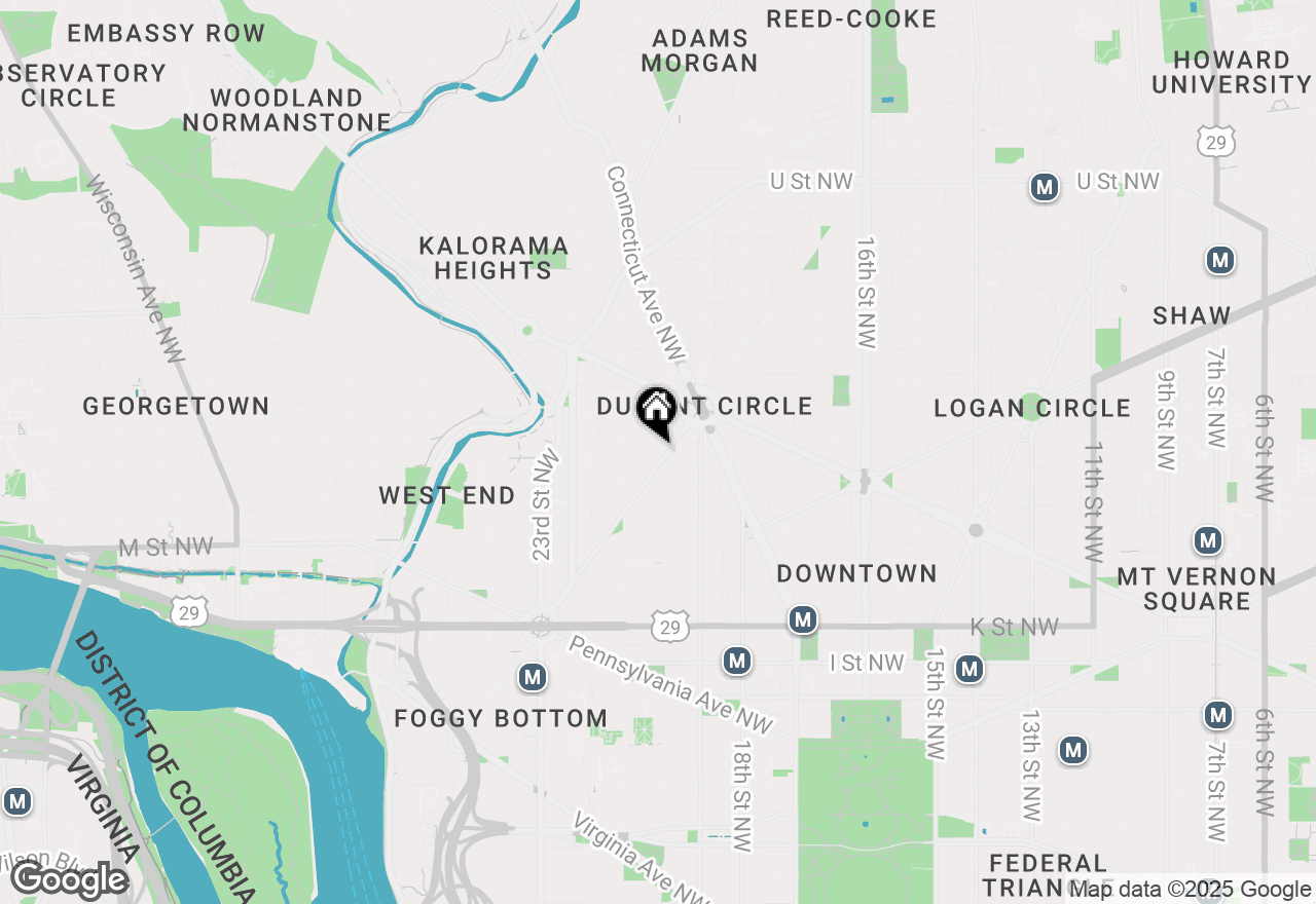 Map of 1330 New Hampshire Avenue Nw #823, Washington, DC 20036