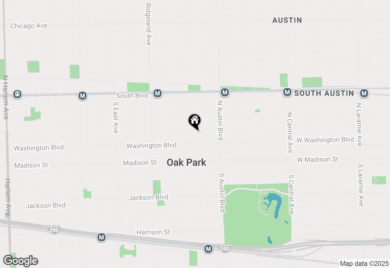 Map of 329 S Taylor Avenue, Oak Park, IL 60302