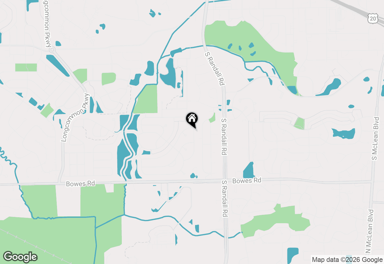 Map of 708 Tahoe Trail, Elgin, IL 60124