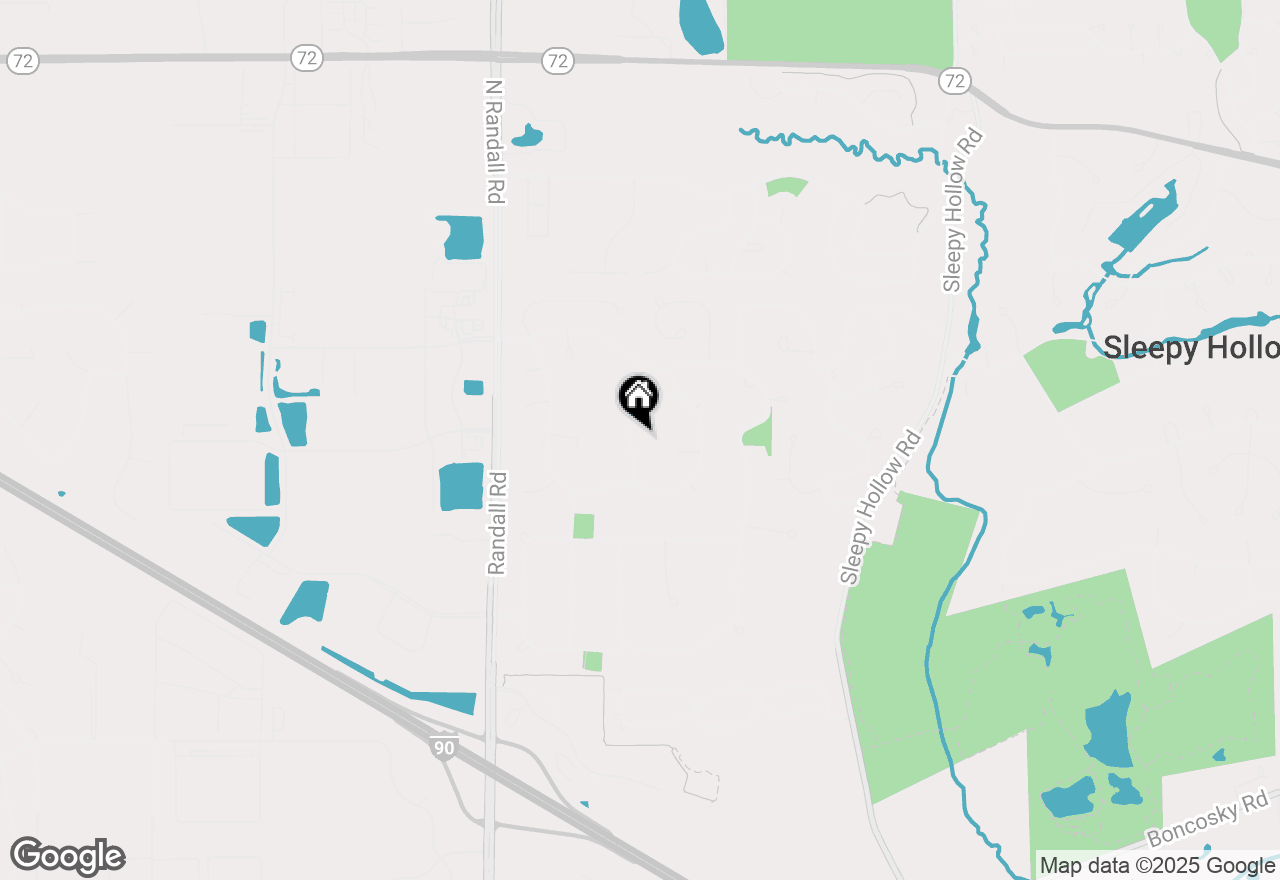 Map of 221 Darien Lane, Sleepy Hollow, IL 60118