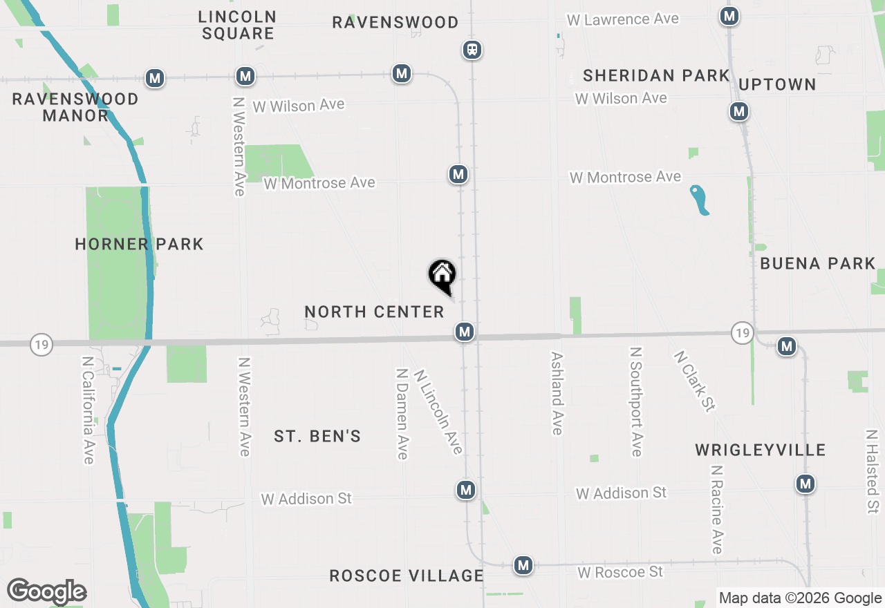 Map of 4055 N Wolcott Avenue #3S, Chicago, IL 60613