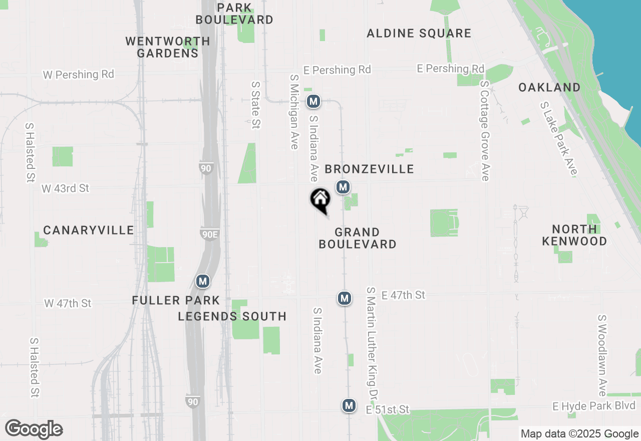 Map of 4417 S Indiana Avenue, Chicago, IL 60653