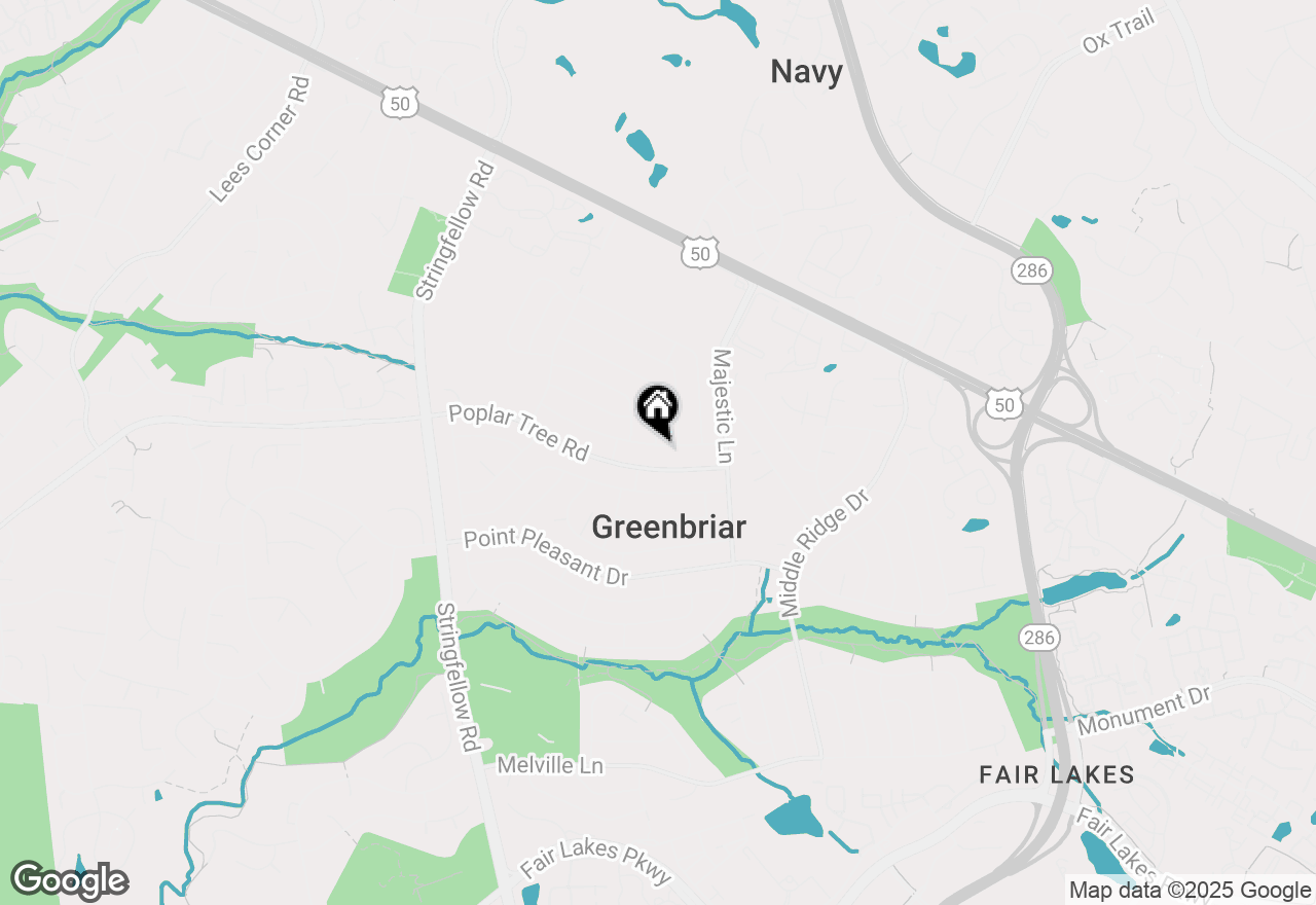 Map of 13119 Pennerview Lane, Fairfax, VA 22033