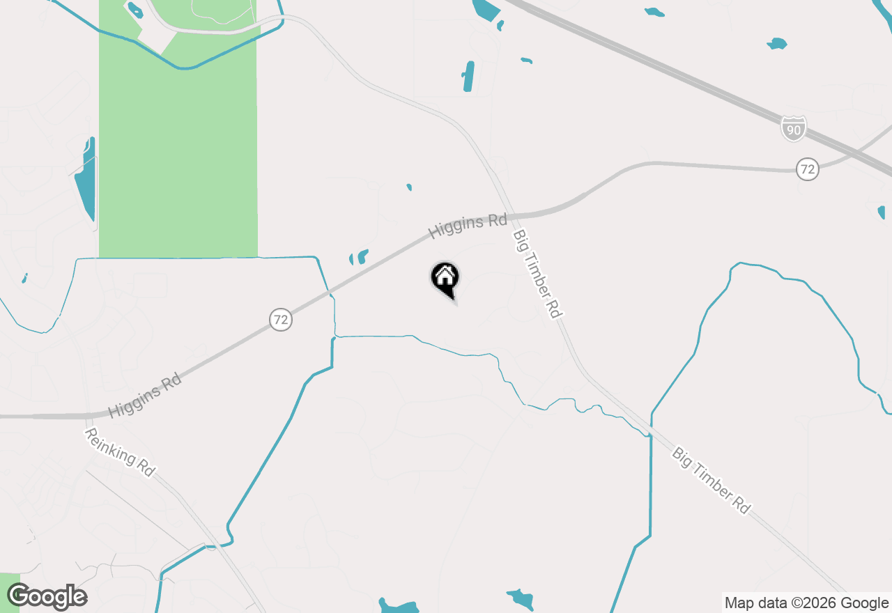 Map of 15N866 Meadow Court, Hampshire, IL 60140