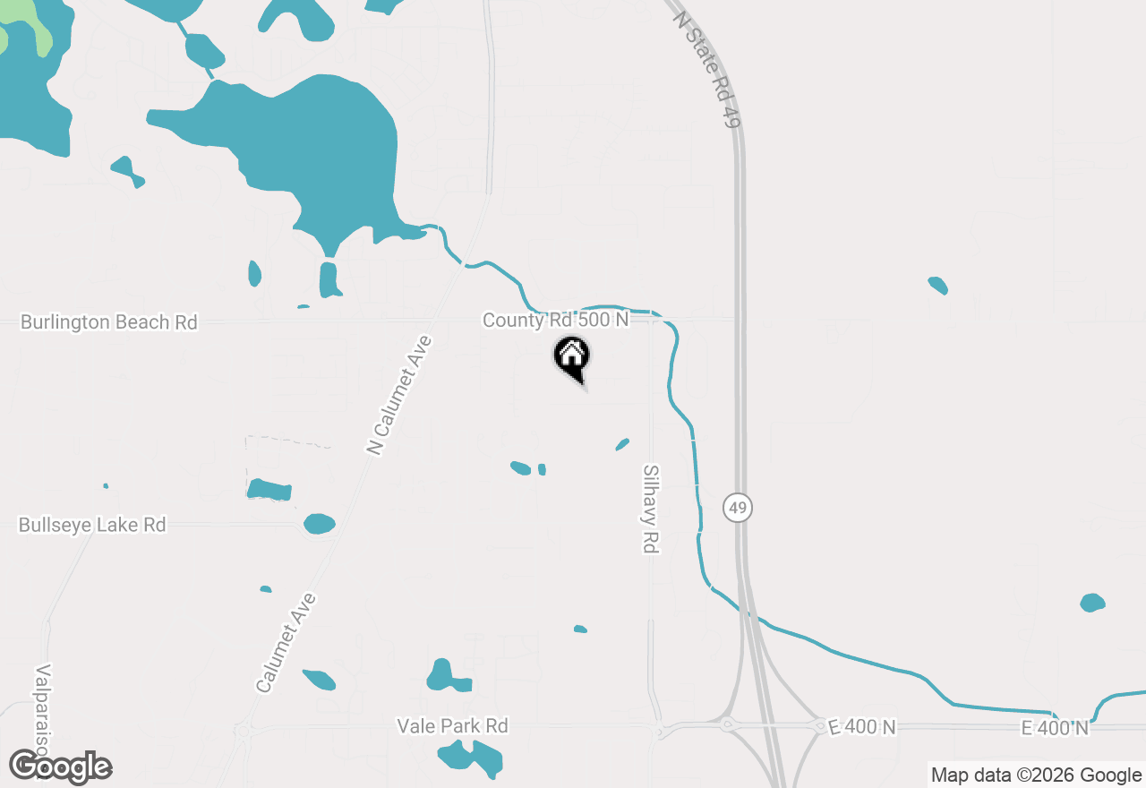 Map of 2499 Willowwood Avenue, Valparaiso, IN 46383