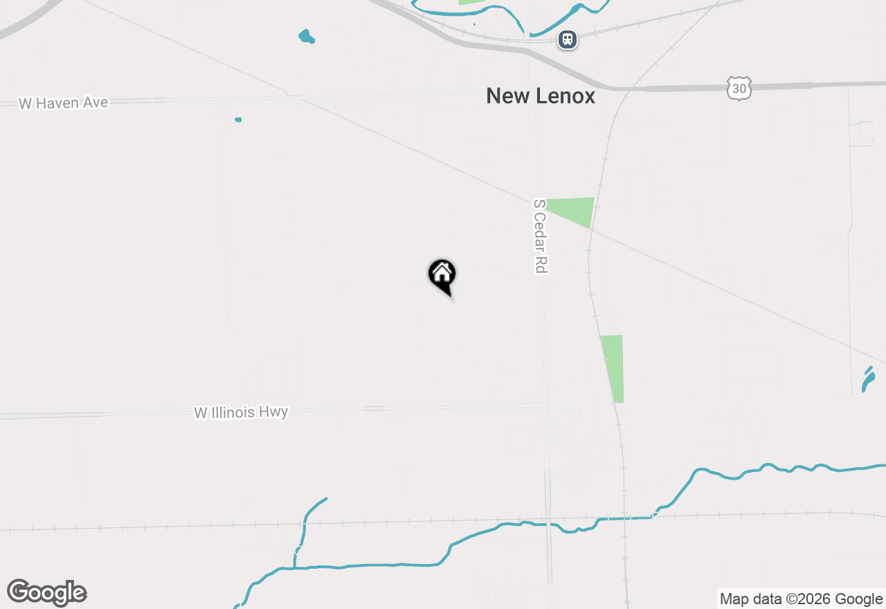 Map of 313 W Woodlawn Road, New Lenox, IL 60451